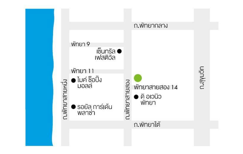 Appartamento The Base Deluxe Pattaya Esterno foto